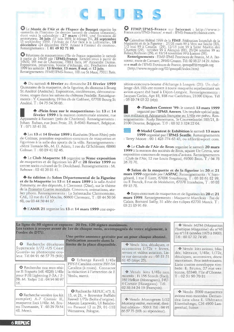 Replic 089 - Fieseler Storch &pwd= MS 502 Griquet, Tupolev SB-2